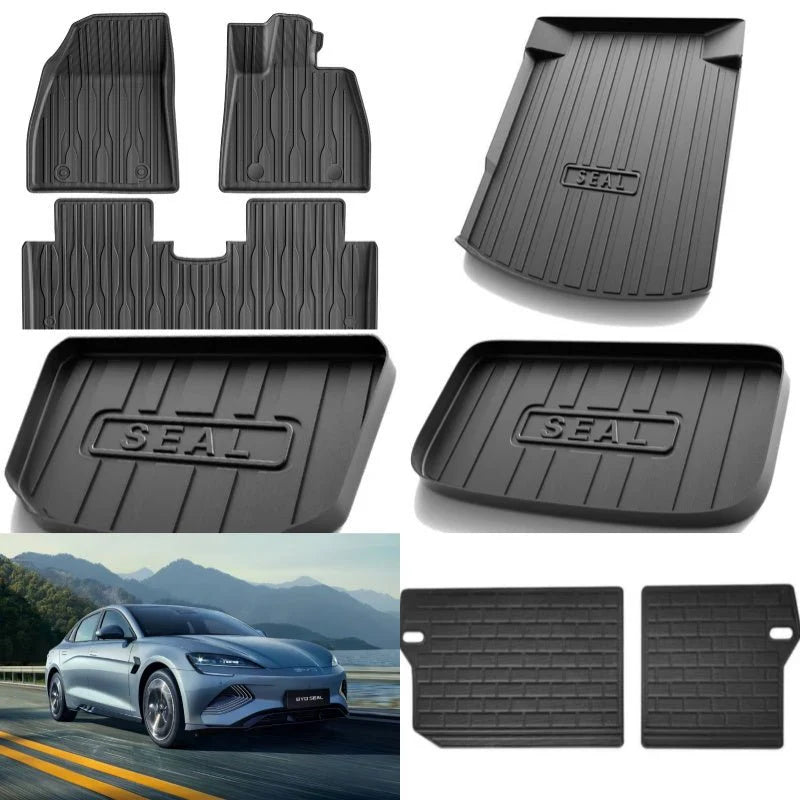 TPE Rubber Floor Mat & Trunk Mat for BYD Seal