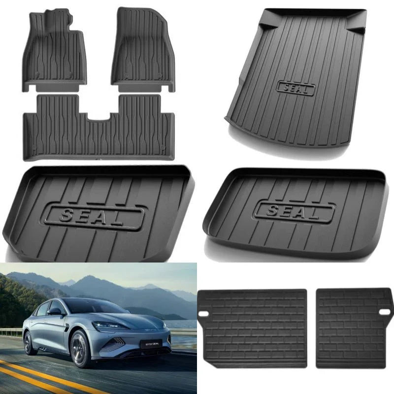 TPE Rubber Floor Mat & Trunk Mat for BYD Seal