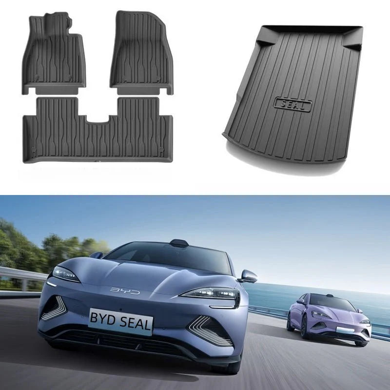 TPE Rubber Floor Mat & Trunk Mat for BYD Seal