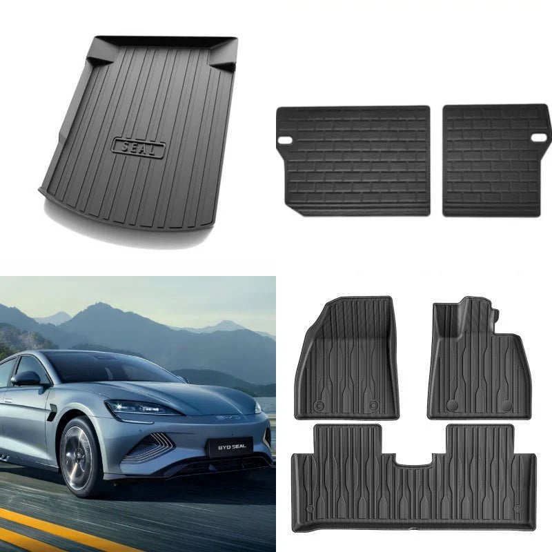 TPE Rubber Floor Mat & Trunk Mat for BYD Seal