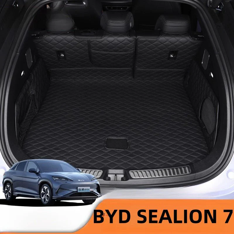 For BYD SEALION 7 EliteGuard Trunk Mat - Leather Full Coverage