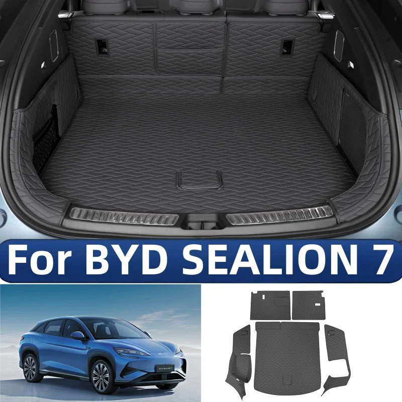 For BYD SEALION 7 EliteGuard Trunk Mat - Leather Full Coverage
