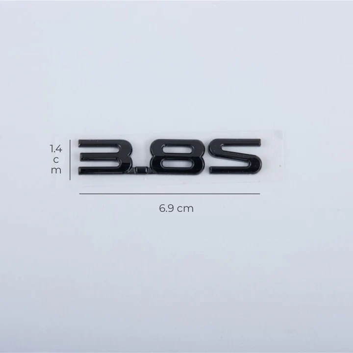 Rear Bumper Glossy Black Badges LOGO for BYD